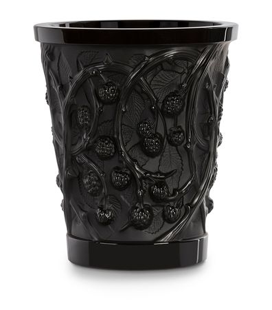 Lalique Crystal MÃ»res Vase (25cm) | Harrods DE