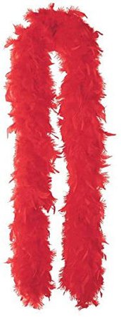 Amazon.com: Amscan Party Feather Boa, 72", Red : Home & Kitchen