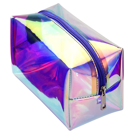 Opal Holographic makeup bag