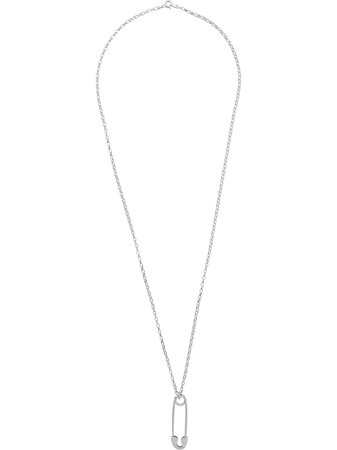 True Rocks Long Safety Pin Pendant Necklace | Farfetch.com