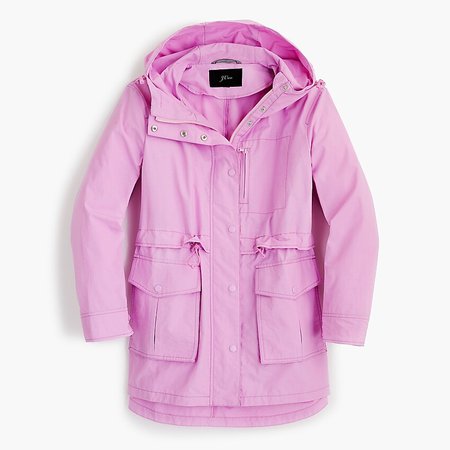 J.Crew: Perfect Rain Jacket pink