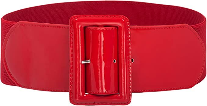 Amazon.com: GRACE KARIN Women's Stretchy Belt 1950s 3 Inch Wide Elastic Belts : Clothing, Shoes & Jewelry