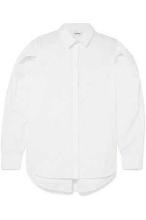 Totême | Priola cotton-poplin shirt | NET-A-PORTER.COM