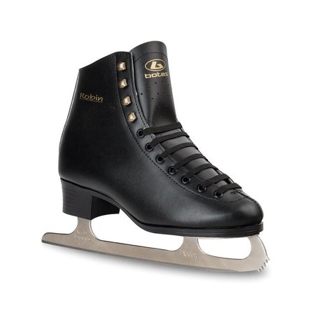 black ice skating shoe