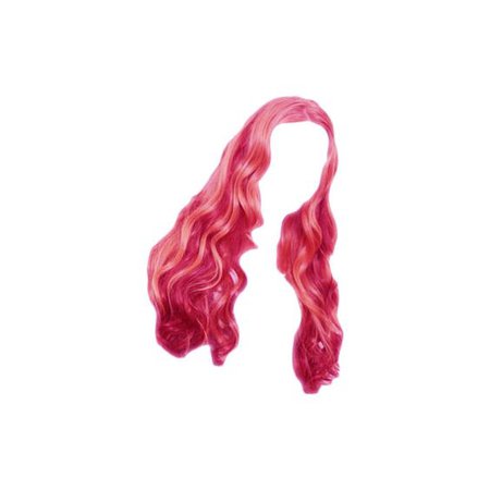 pink doll hair png