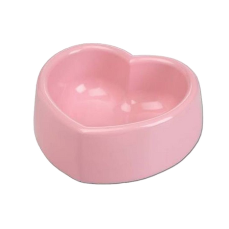 heart shaped dog bowl