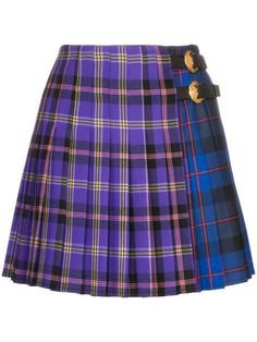 Versace Plaid Skirt