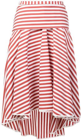 Smarteez striped midi skirt