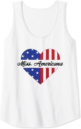 Amazon.com: Womens Miss Americana, 4th of July, Family Matching,Swift,Patriotic Tank Top : Clothing, Shoes & Jewelry