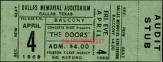 The Doors ticket