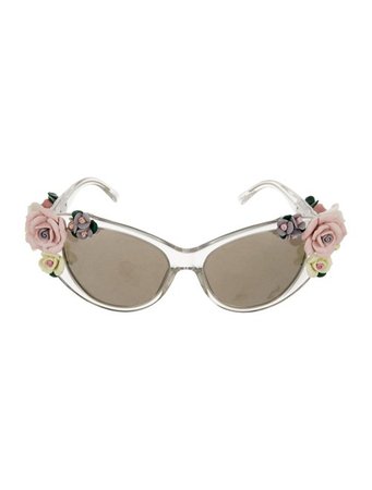 Dolce & Gabbana Flowers Cat-Eye Sunglasses - Accessories - DAG146840 | The RealReal
