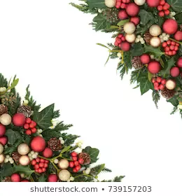 Wide Arch Shaped Christmas Border Isolated Stock Photo (Edit Now) 520108063 - Shutterstock