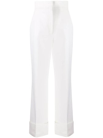 Alberta Ferretti High Waisted Tailored Trousers - Farfetch