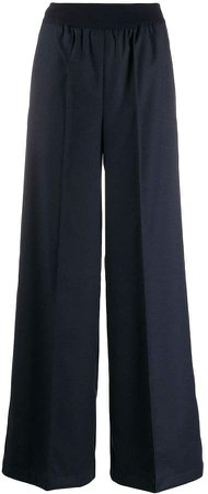 Semicouture wide leg tailored trousers
