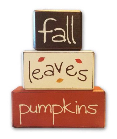fall sign boxes