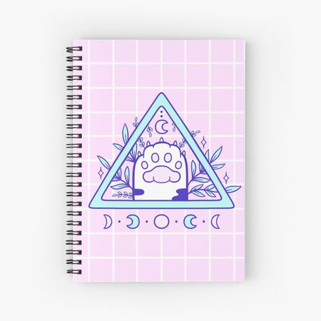 "Witchy Cat Paw 03" Spiral Notebook by nikury | Redbubble