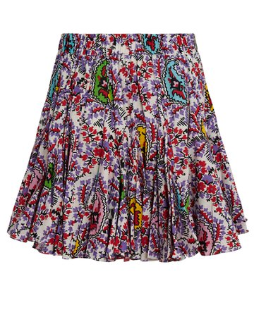 RHODE Hilary Paisley Mini Skirt | INTERMIX®