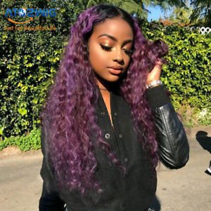 purple curly hair - Google Search