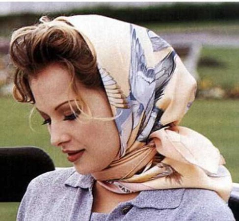 vintage hair scarf