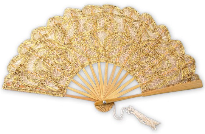 Lace Fan for Wedding Large Battenburg Lace Fans 10.5 | Etsy