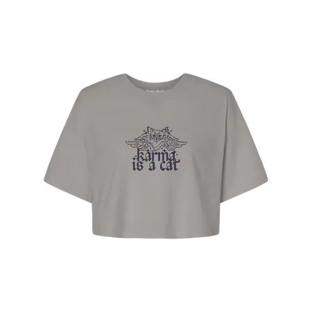 Karma is a Cat Cropped T-Shirt – Taylor Swift Official Store