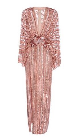 pink gold elie saab gown dress