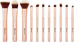 BH Cosmetics Online Only Metal Rose - 11 Piece Brush Set with Cosmetic Bag | Ulta Beauty