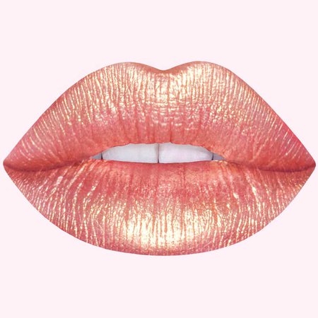 Siren: Gold Peach Metallic Velvetines Vegan Lipstick - Lime Crime