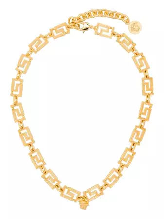 Versace Greca Medusa Detail Necklace - Farfetch