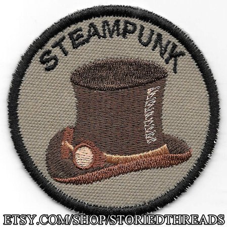 Steampunk Geek Merit Badge Patch | Etsy