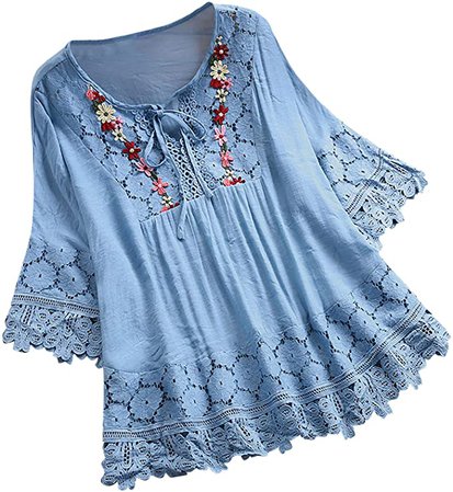 Women Button Multicolor Striped Print Short Sleeve Casual Shirt Top Blouse at Amazon Women’s Clothing store