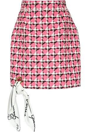 VERSACE Printed Cotton-Blend Mini Skirt