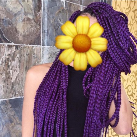 purple braids