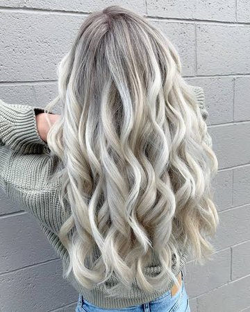 Ash Silver Blond Hair