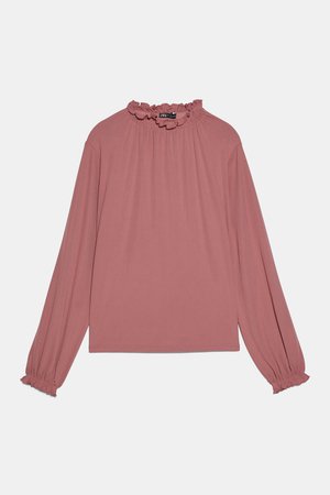 FLOWY TOP WITH RUFFLES - TOPS-WOMAN | ZARA United States