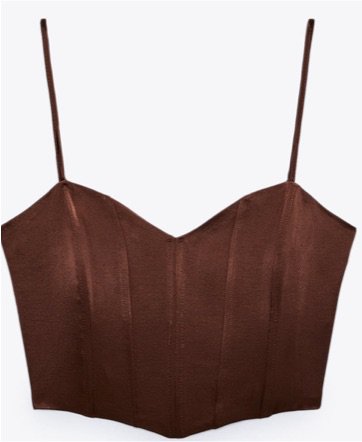 brown Zara corset