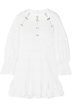alice McCALL | Ziggy ruffled broderie anglaise cotton mini dress | NET-A-PORTER.COM