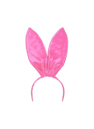 pink rabbit bunny ears headband