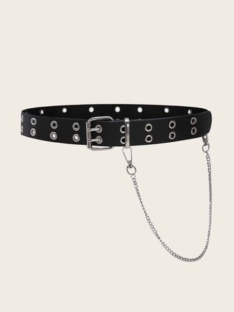 Chain Decor Buckle Belt | SHEIN USA