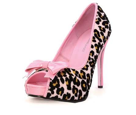Shoesday: Pretty in Pink Leopard Heels - Mousebreath Magazine : Mousebreath Magazine