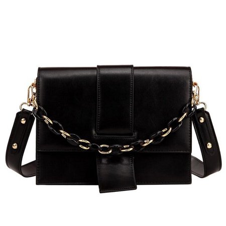 Chain-Link Detail Messenger Handbag (3 Colors) – Mary Cheffer
