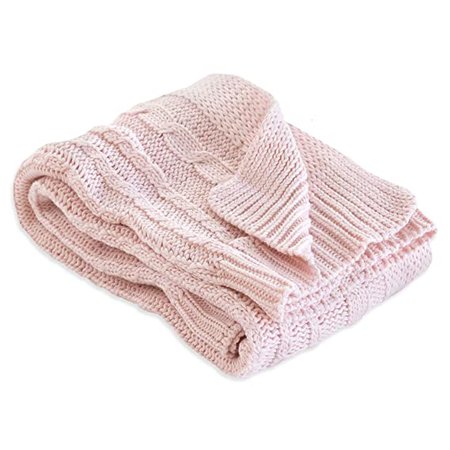 Amazon.com: Burt's Bees Baby - Cable Knit Blanket, Baby Nursery & Stroller Blanket, 100% Organic Cotton, 30" x 40" (Heather Grey): Clothing