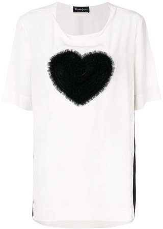 Rossella Jardini tulle heart T-shirt