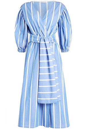 Miriam Striped Cotton Dress Gr. UK 10