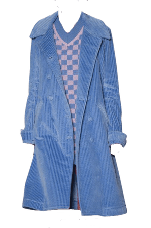 blue corduroy jacket