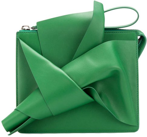 abstract bow clutch bag