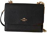 Coach Women's Klare Crossbody Shoulder Handbag in Crossgrain Leather & Signature Coated Canvas (Brown/Black/Gold): Handbags: Amazon.com