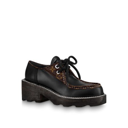 LV Beaubourg Platform Derby in Rouge - Shoes 1A7S40 | LOUIS VUITTON ®