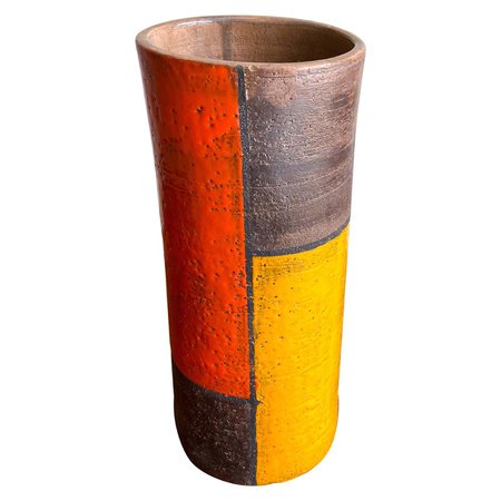 Large Aldo Londi for Bitossi Italian Modern Vase