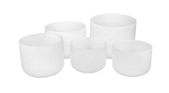 white singing bowls